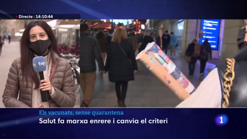 Salut es desdiu: els vacunats no hauran de fer quarantena si són contacte estret