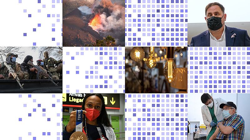 De la subida de la luz al volcán de la Palma y las vacunas: 2021 en doce gráficos