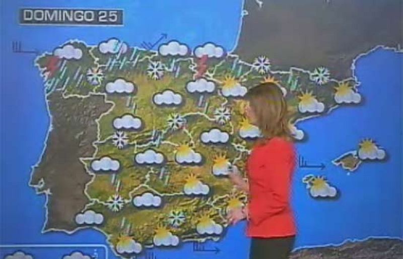 El temporal de viento remite y bajan las temperaturas y la cota de nieve