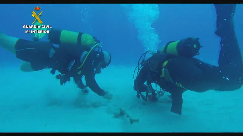 La Guàrdia Civil presenta un pla per a protegir els jaciments arqueològics subaquàtics