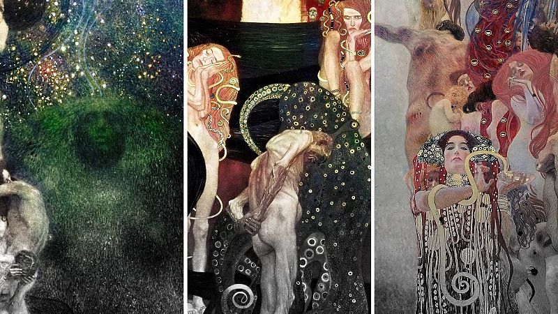 El renacimiento digital de tres obras de Klimt destruidas por los nazis