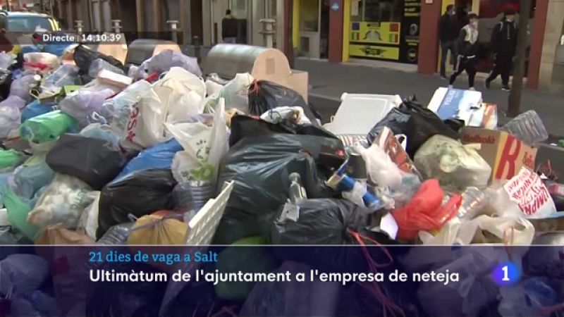 Salt dona 24 hores perquè l'empresa d'escombraries netegi els contenidors