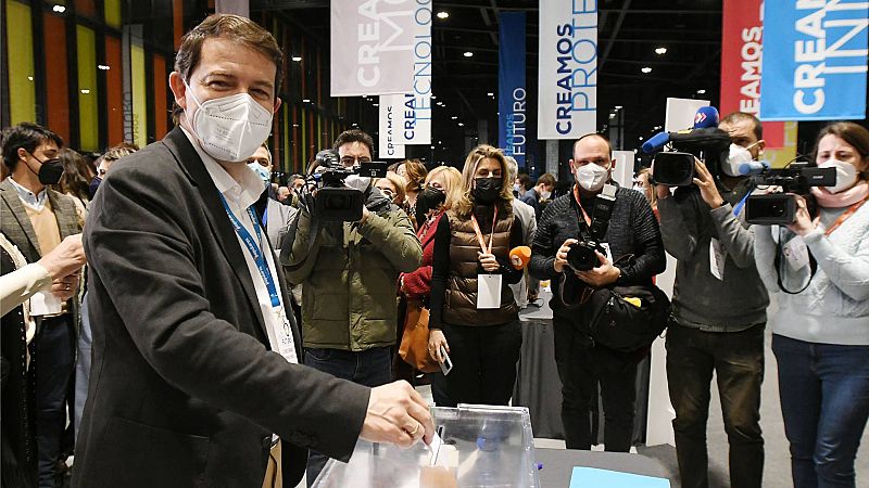 Alfonso Fernández Mañueco, reelegido como presidente del PP de Castilla y León: "Voy a estar a la altura"