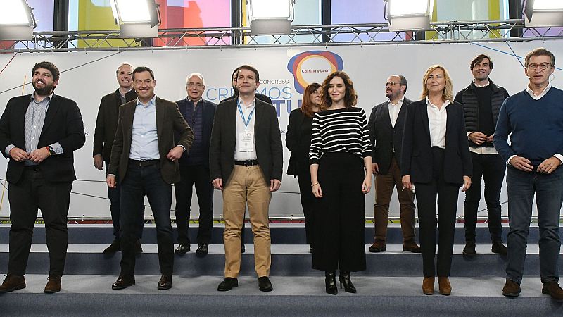 Los barones del PP cargan contra Sánchez y confían en que la victoria de Mañueco empuje a Casado a la Moncloa