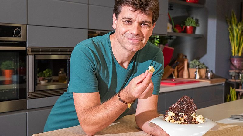 Receta de palomitas baadas en chocolate y caramelo en polvo