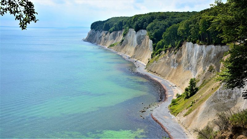 Els impressionants penya-segats blancs de l'illa de Rügen a Alemanya
