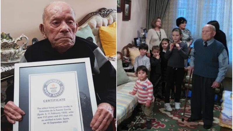 Muere en León el hombre más viejo del mundo cuando estaba a punto de cumplir 113 años