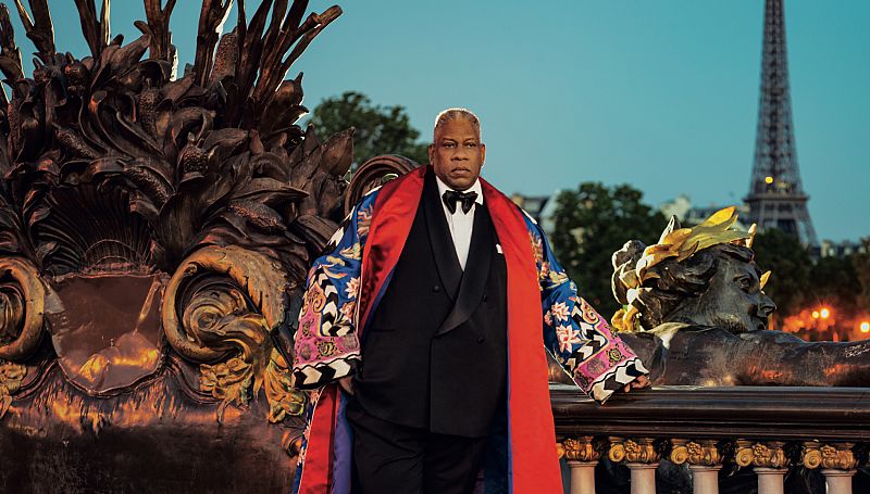 Muere André Leon Talley, el temido 'Rey León' de la moda