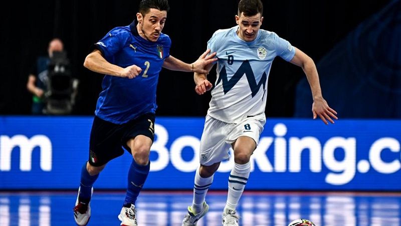 Italia no pasa del empate ante Eslovenia en el Europeo de Fútbol Sala
