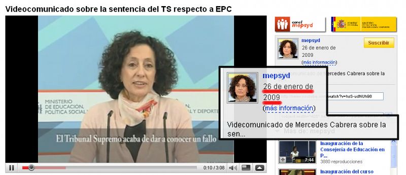 Educación afirma que grabaron tres vídeos de reacción sobre el fallo favorable de Ciudadanía