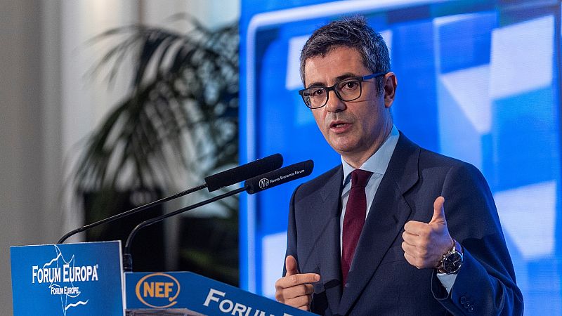 Bolaños acusa al PP de hacer el "ridículo" en Europa al sembrar dudas sobre la gestión de los fondos