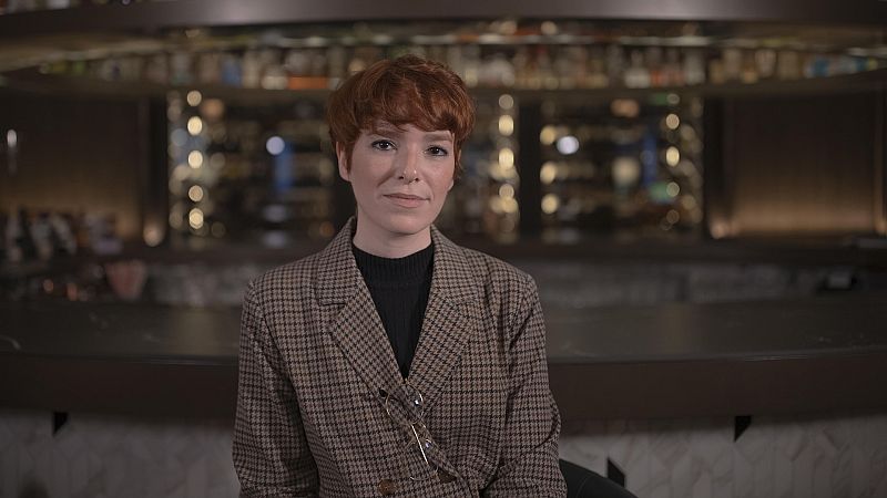 Virginia Feito visita 'Página Dos'