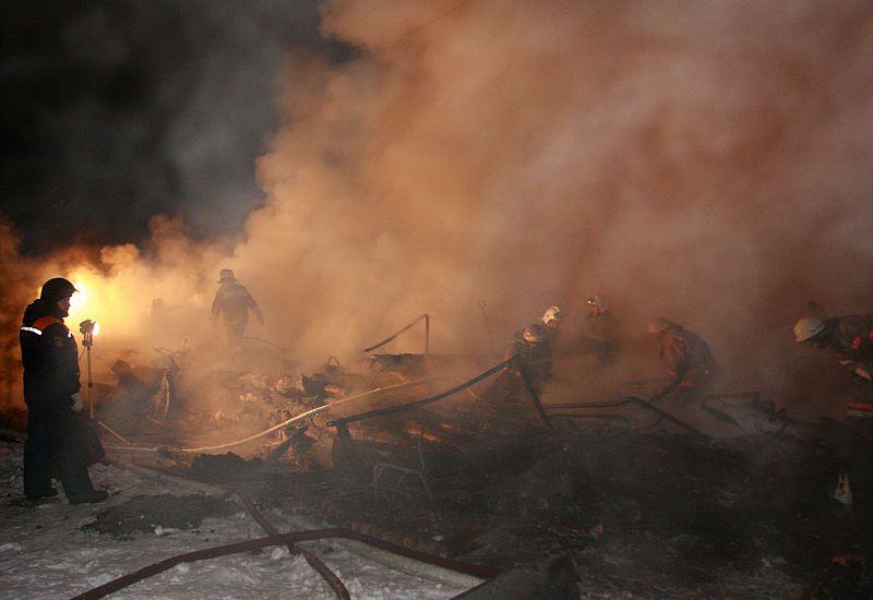 Mueren 22 personas en el incendio de una residencia de ancianos en Rusia