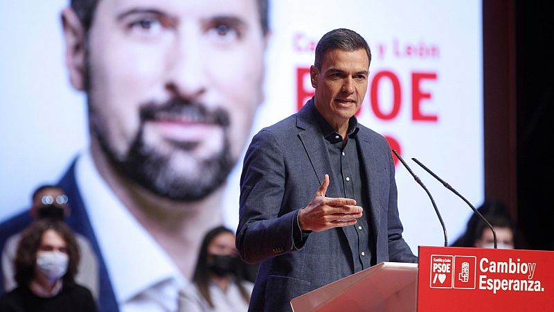 Sánchez vincula al PP con la corrupción y pide no "resignarse" en Castilla y León: "Solo Tudanca garantiza el cambio"