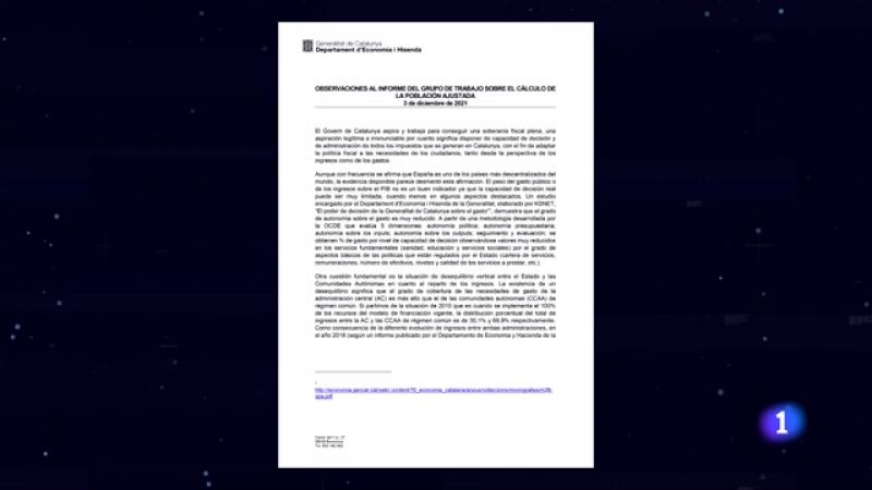 La Generalitat torna al debat del model de finançament