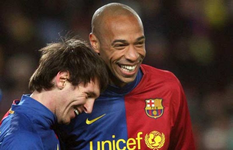 Henry: "Sólo Maradona hacía lo que hace Messi"