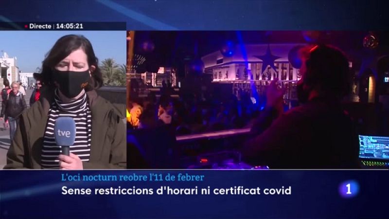 L'oci nocturn reobre l'11 de febrer sense límits d'aforament ni certificat covid