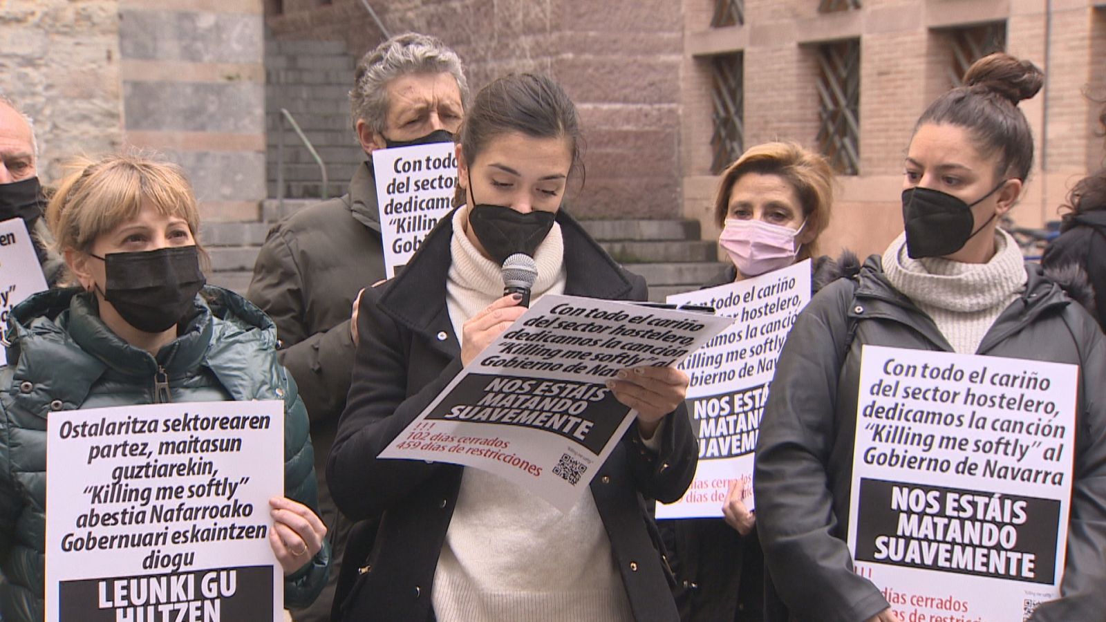 La hostelería se levanta contra el gobierno de Navarra - Telenavarra | Ver