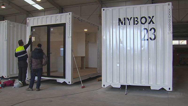 Casas fabricadas en Ourense para os realoxos da La Palma