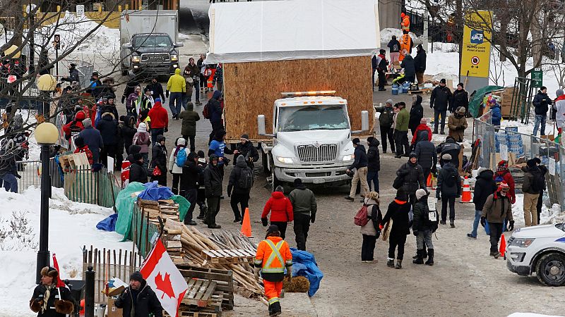 Ottawa declara el estado de emergencia tras una semana de protestas antivacunas