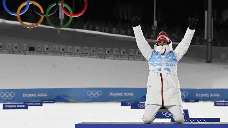 Noruega vive su gran dia en Pekín 2022 con oros en combinada nórdica, biatlón y patinaje de velocidad