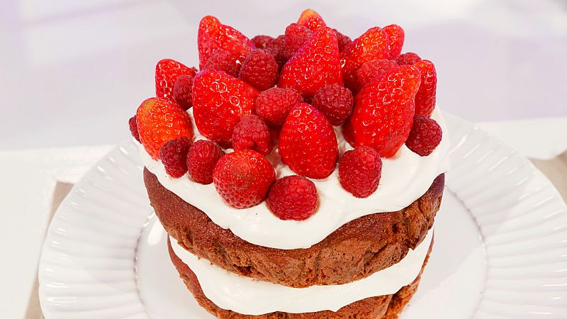 Tarta red velvet con remolacha.