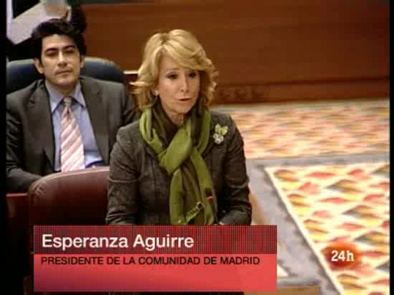Esperanza Aguirre acusa al PSOE de haber espiado "del Rey abajo a todo el mundo"