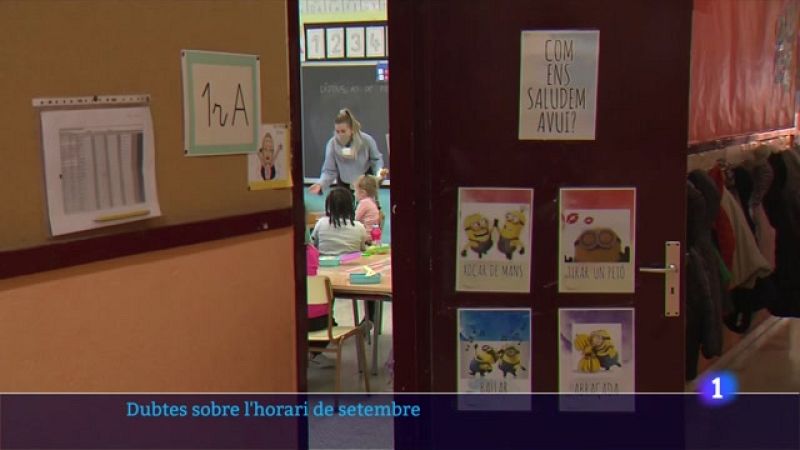 Educació aclareix que els nens podran quedar-se a l'escola a la tarda al setembre sense cost