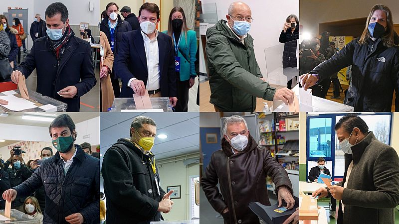 Los candidatos del 13F depositan su voto y llaman a una participación "masiva"