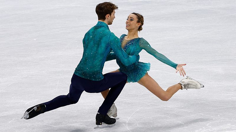 Laura Barquero y Marco Zandrn terminan undcimos su histrica participacin en la final de patinaje por parejas