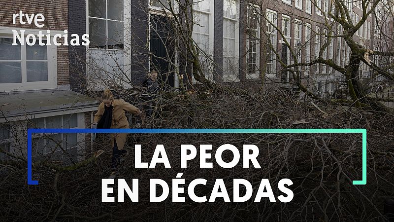 La tormenta 'Eunice' pone en alerta a Europa: cortes de electricidad, viajes cancelados y seis muertos