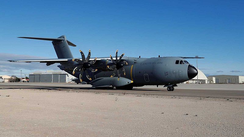 El avión del Ejército aterriza en Canadá para repatriar a los marineros del Villa de Pitanxo