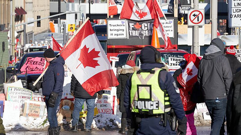 Canadá pone fin a las medidas especiales invocadas para frenar las protestas que paralizaron Ottawa