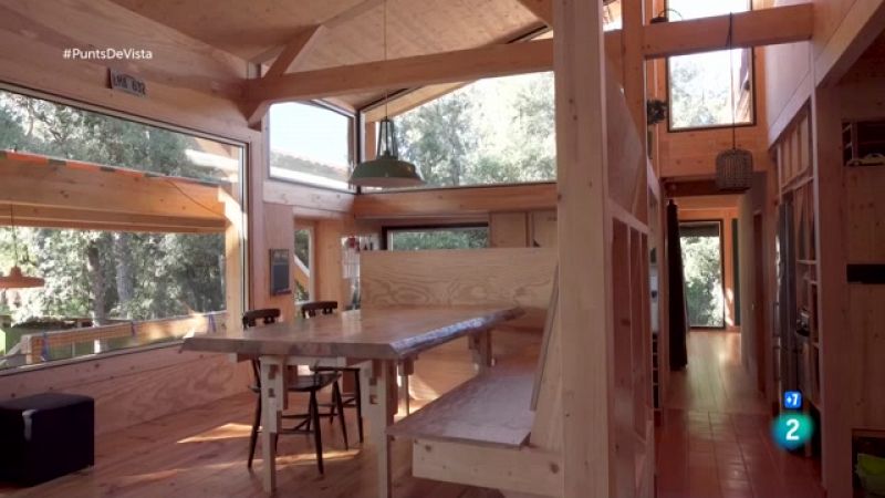 Construir amb fusta al bosc: la integració de l'arquitectura a l'entorn natural
