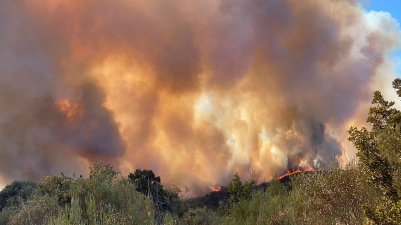 Cámaras térmicas y simuladores para controlar el fuego en Gran Canaria