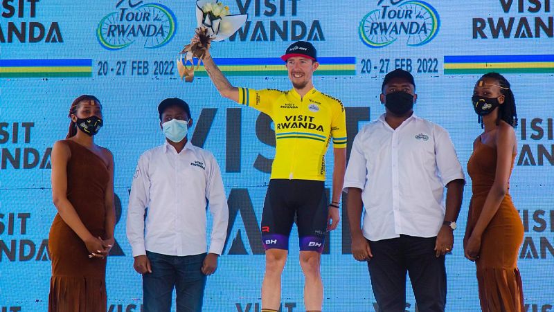 Ángel Madrazo se pone líder del Tour de Ruanda con su espíritu de ir "etapa a etapa"