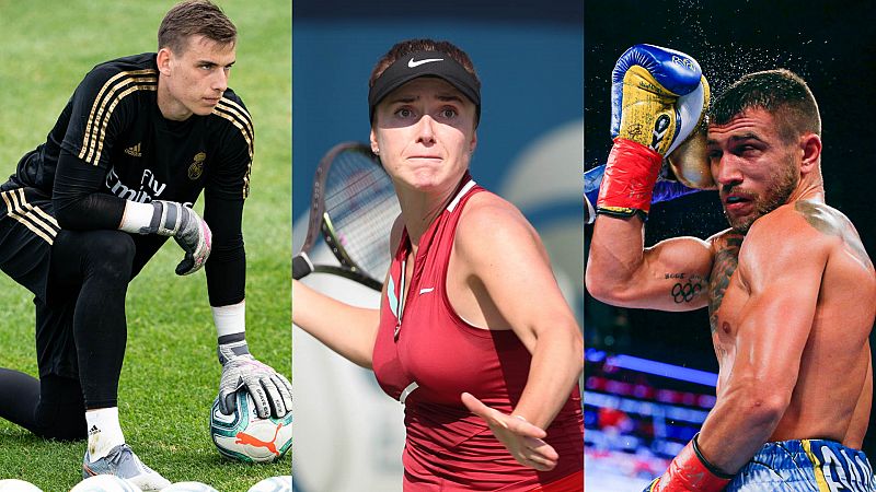Los deportistas ucranianos se alistan a la guerra