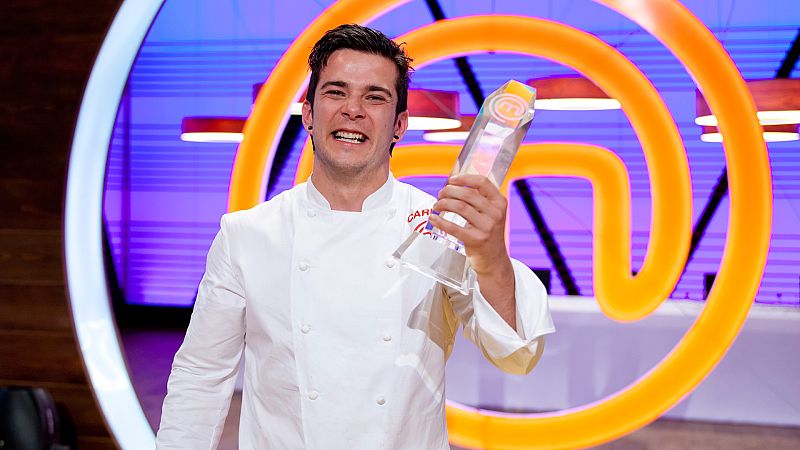 Carlos Maldonado reacciona así al momento en el que ganó 'MasterChef 3'