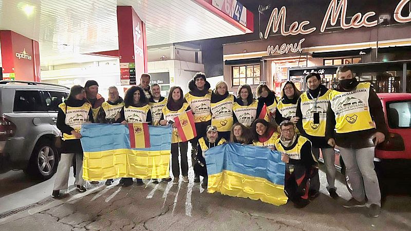 'Convoy esperanza': la expedición que reunirá a ucranianos que huyen de la guerra con sus familiares en España