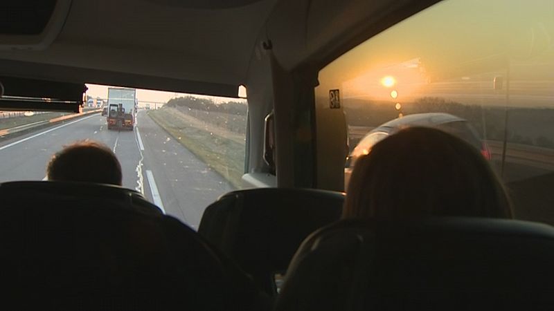A caravana humanitaria fretada polo concello de Lalín prevé chegar esta noite á fronteira con Ucraína