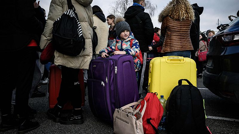España se solidariza con los refugiados: "Me duele mucho, por los familiares que he dejado en Ucrania"