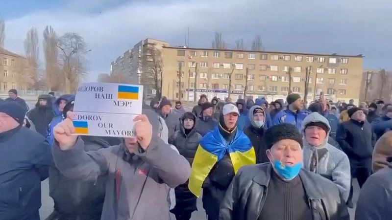 Ucrania denuncia el secuestro de otro alcalde en la localidad de Dniprorudne por parte de soldados rusos