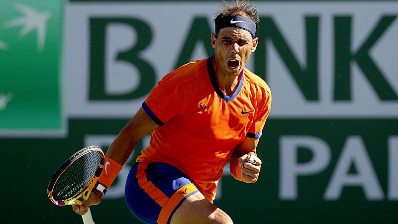Rafa Nadal suma otro triunfo y se cita con Kyrgios en cuartos de final de Indian Wells