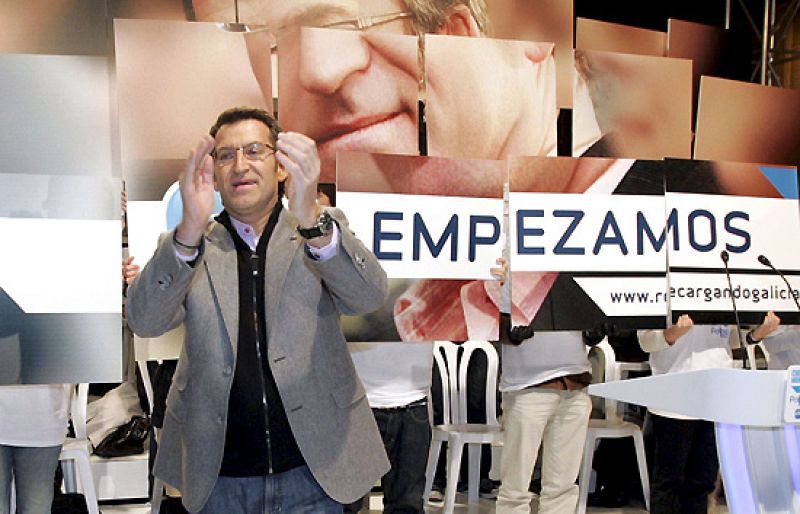 Los candidatos gallegos contraponen sus ideas de futuro en el arranque de campaña