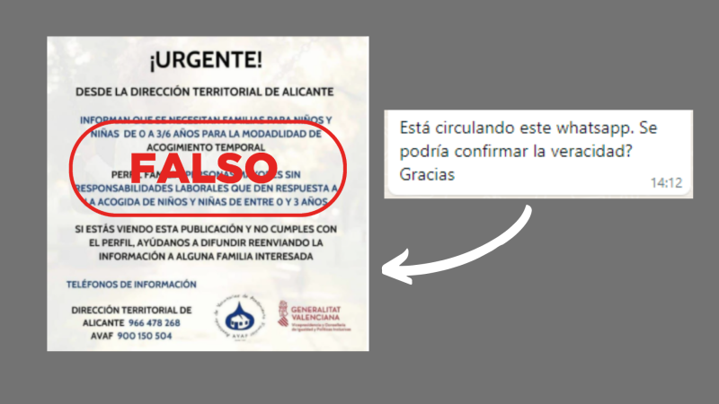 Acogida a niños de Ucrania: ojo con este mensaje falso que no pertenece a la Generalitat