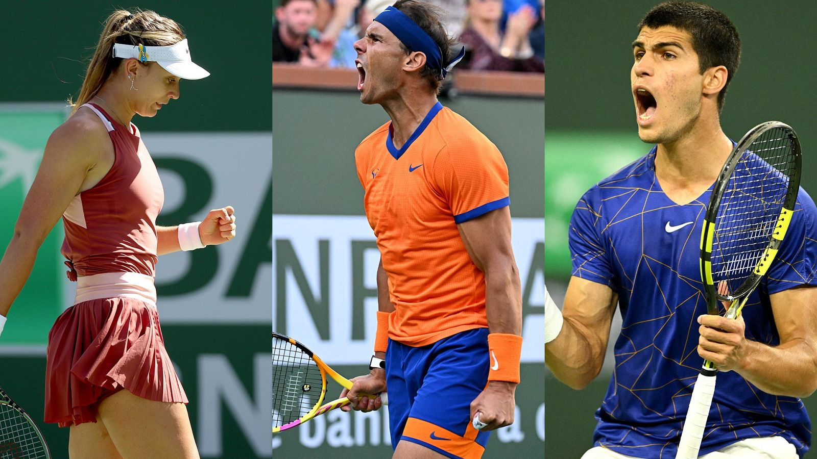 Badosa, Nadal y Alcaraz, en semifinales de Indian Wells | Ver