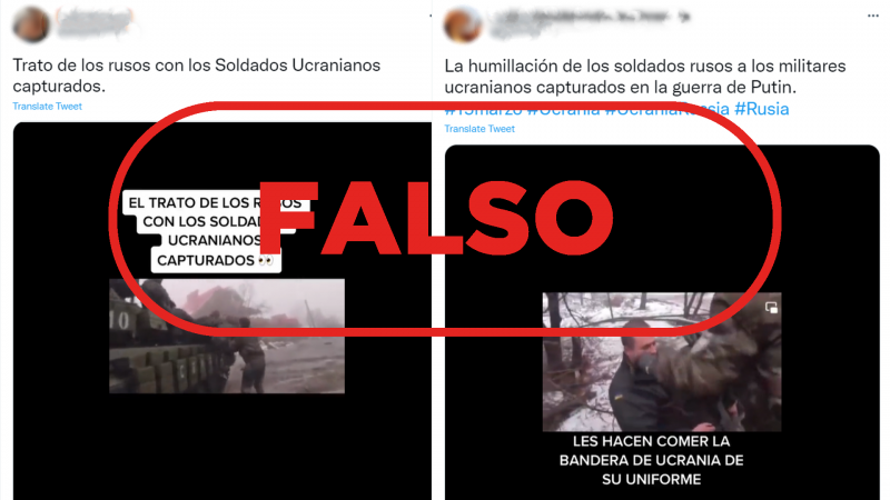 Soldados ucranianos capturados por los rusos: estas imágenes son de 2015