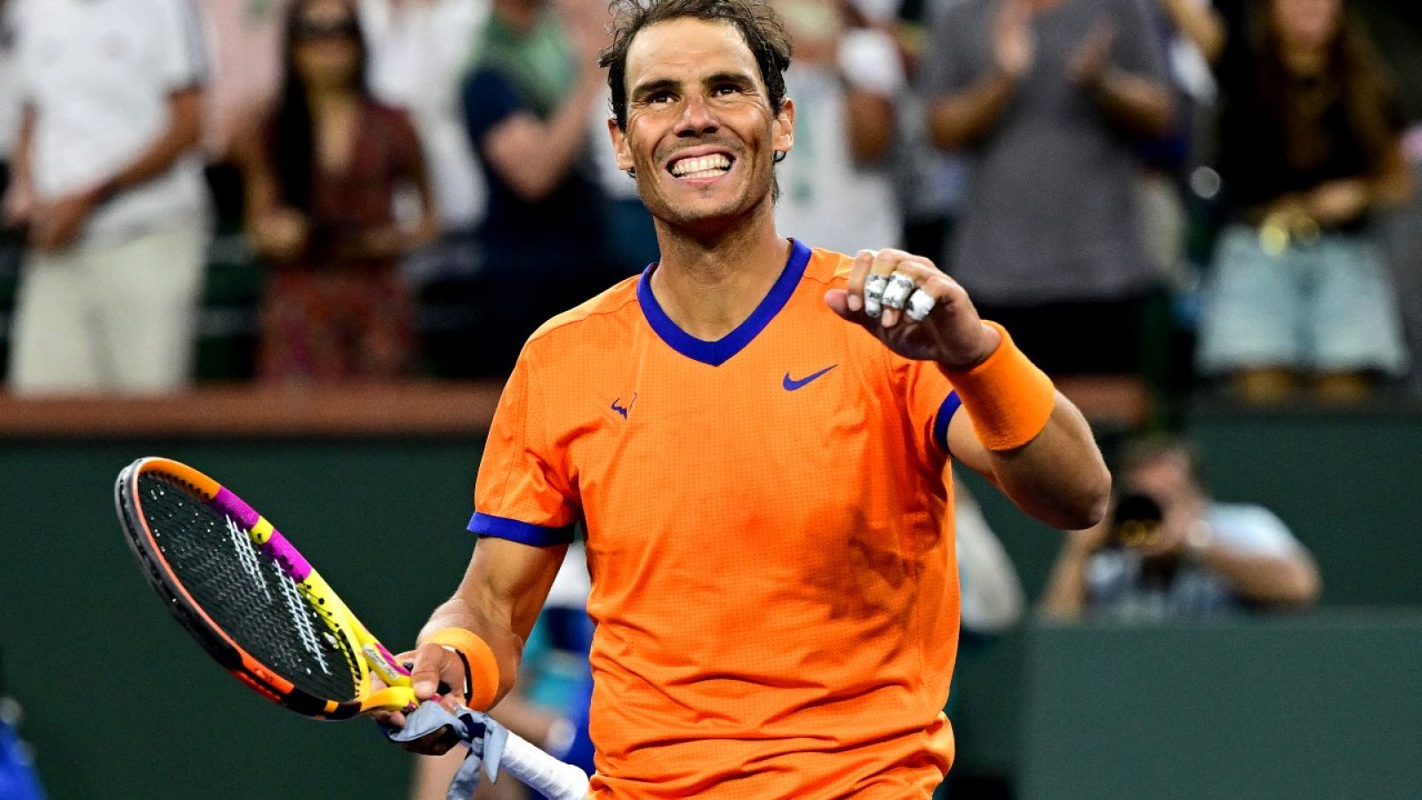 Nadal impone su ley ante  Alcaraz para jugar la final de Indian Wells