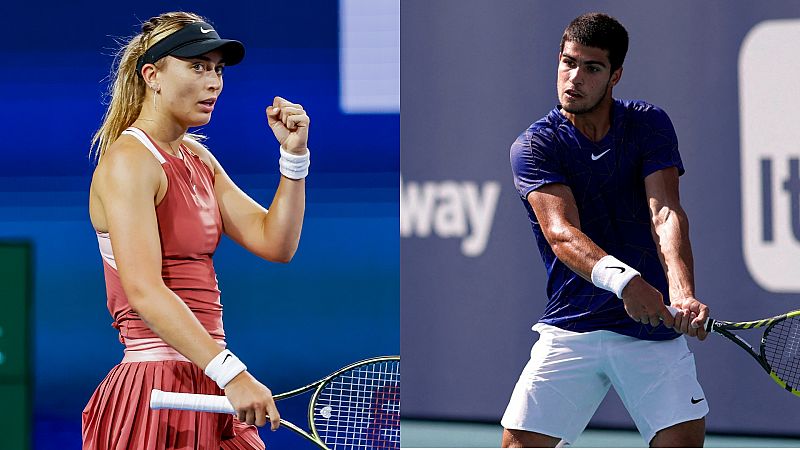 Paula Badosa y Carlos Alcaraz avanzan de ronda en Miami