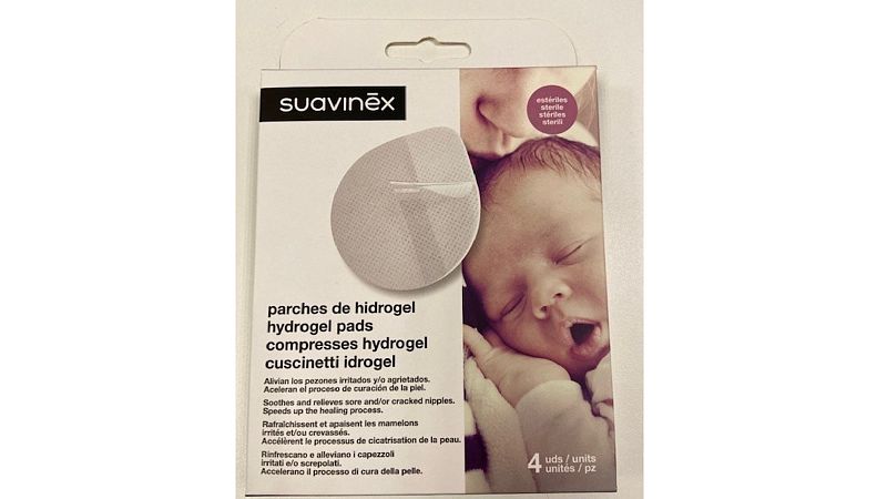 Sanidad informa de la retirada del mercado de los parches de hidrogel Suavinex para pezones agrietados
